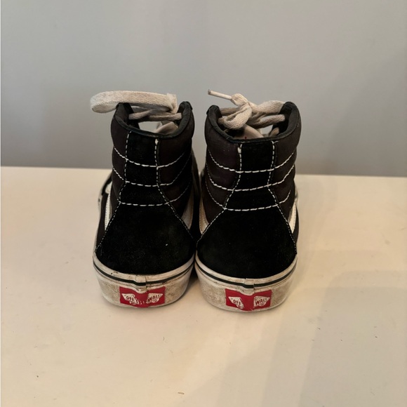 Vans Old Skool Skate Unisex Black & White High Top Sneakers Shoes. Size 3.5 / 5 - Picture 5 of 9